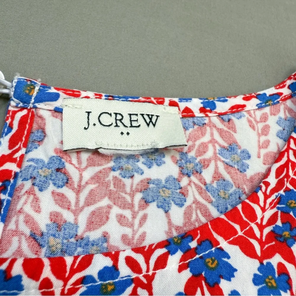J. CREW Re-imagined ditzy floral tank top, M.